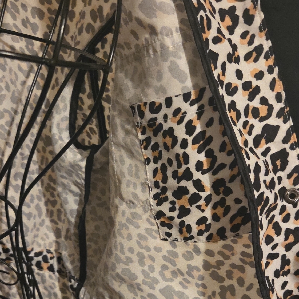 Vigoss Leopard Print Utility Jacket - image 3